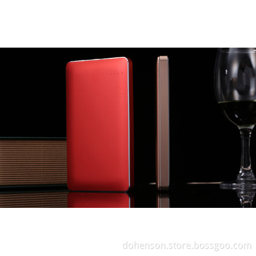 high quality aluminum 8000mAh power bank
